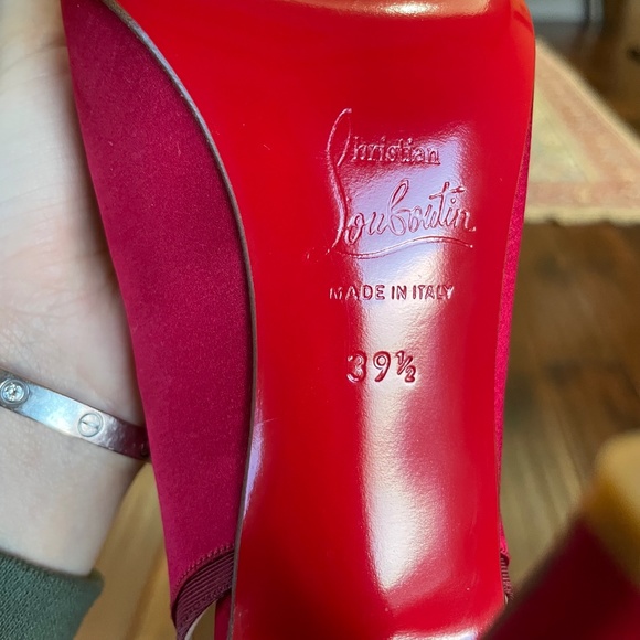 Christian Louboutin Red Bow Heels - Brand New - Picture 6 of 7